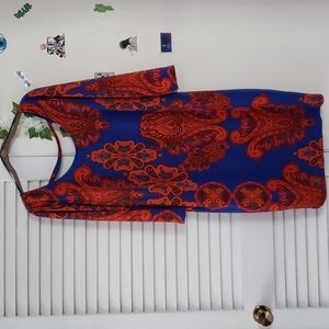 Brand: Forever 21, Size: 1X Midi Dress, Color: Blue